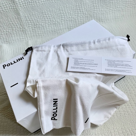 NWT Men's POLLINI Brown Real Leather Handmade Lace Up Shoes - Picture 8 of 10